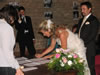 Sole signs the wedding certificate